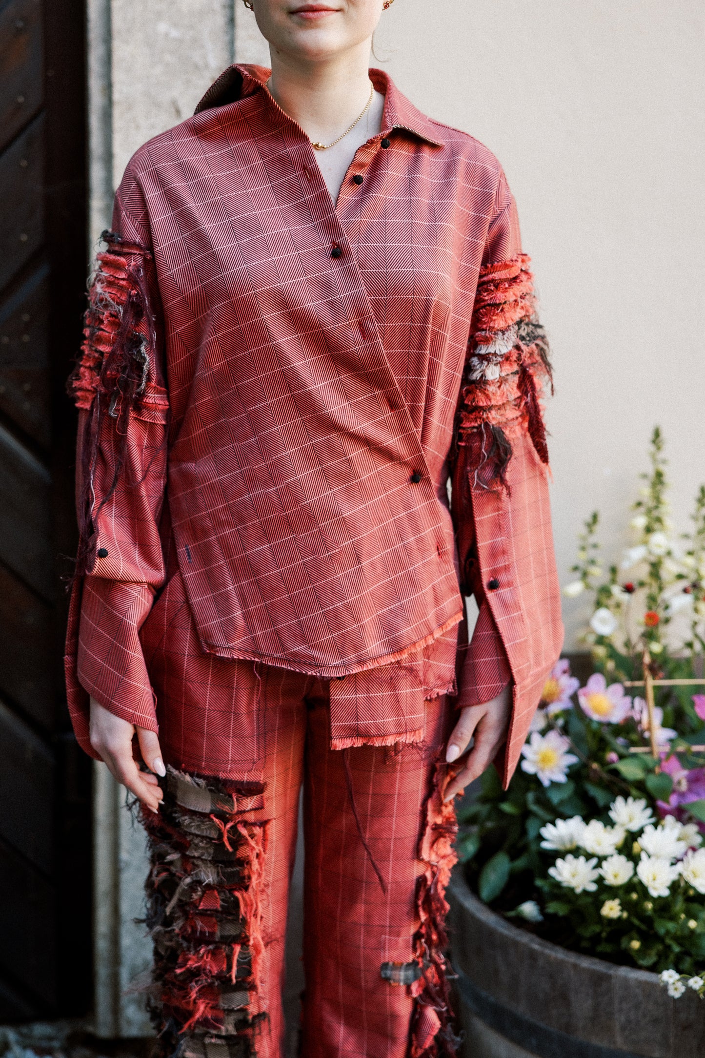 From my Heart / Flannel Twisted Shirt