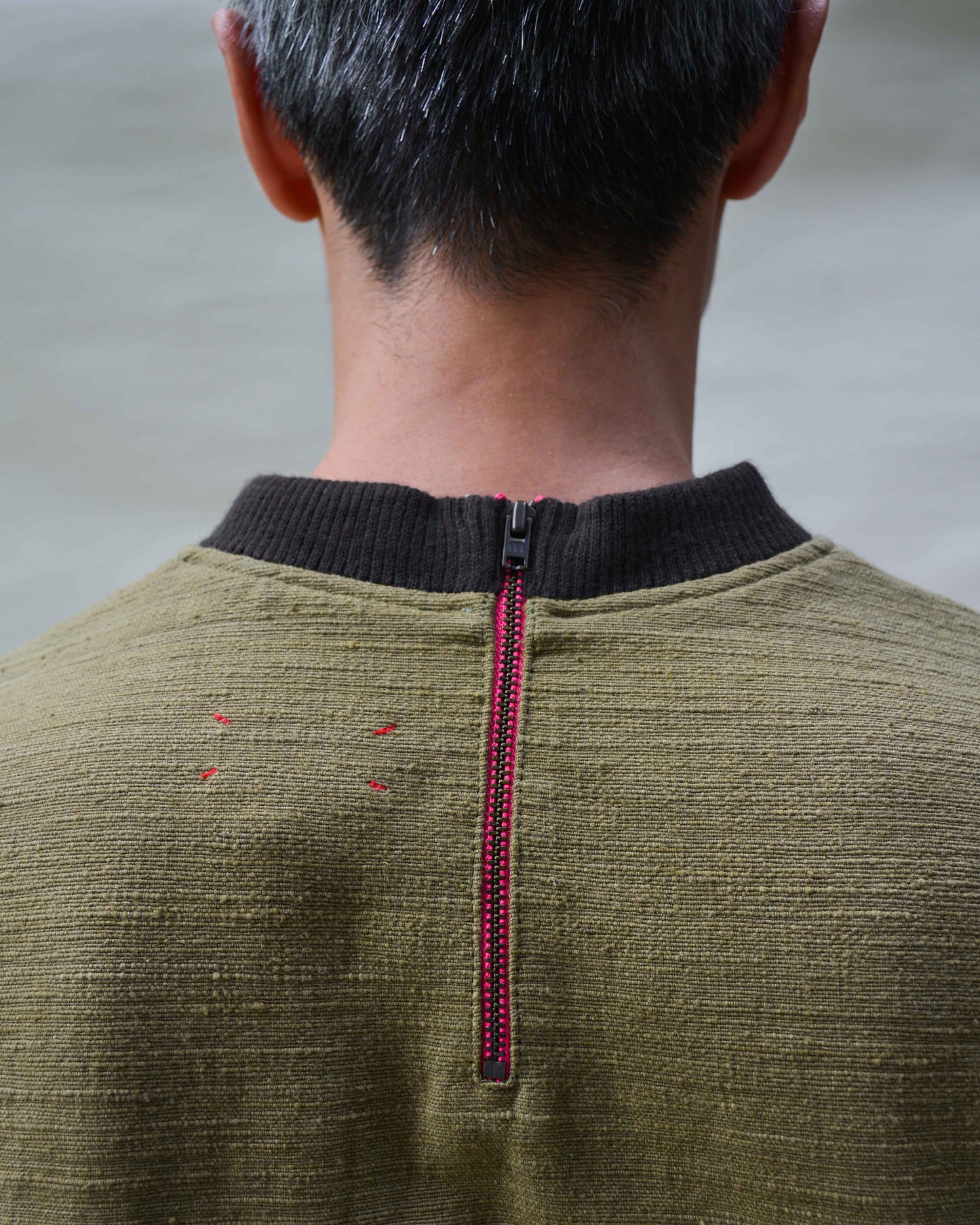 From myHeart/ Woven Sweatshirt Unisex