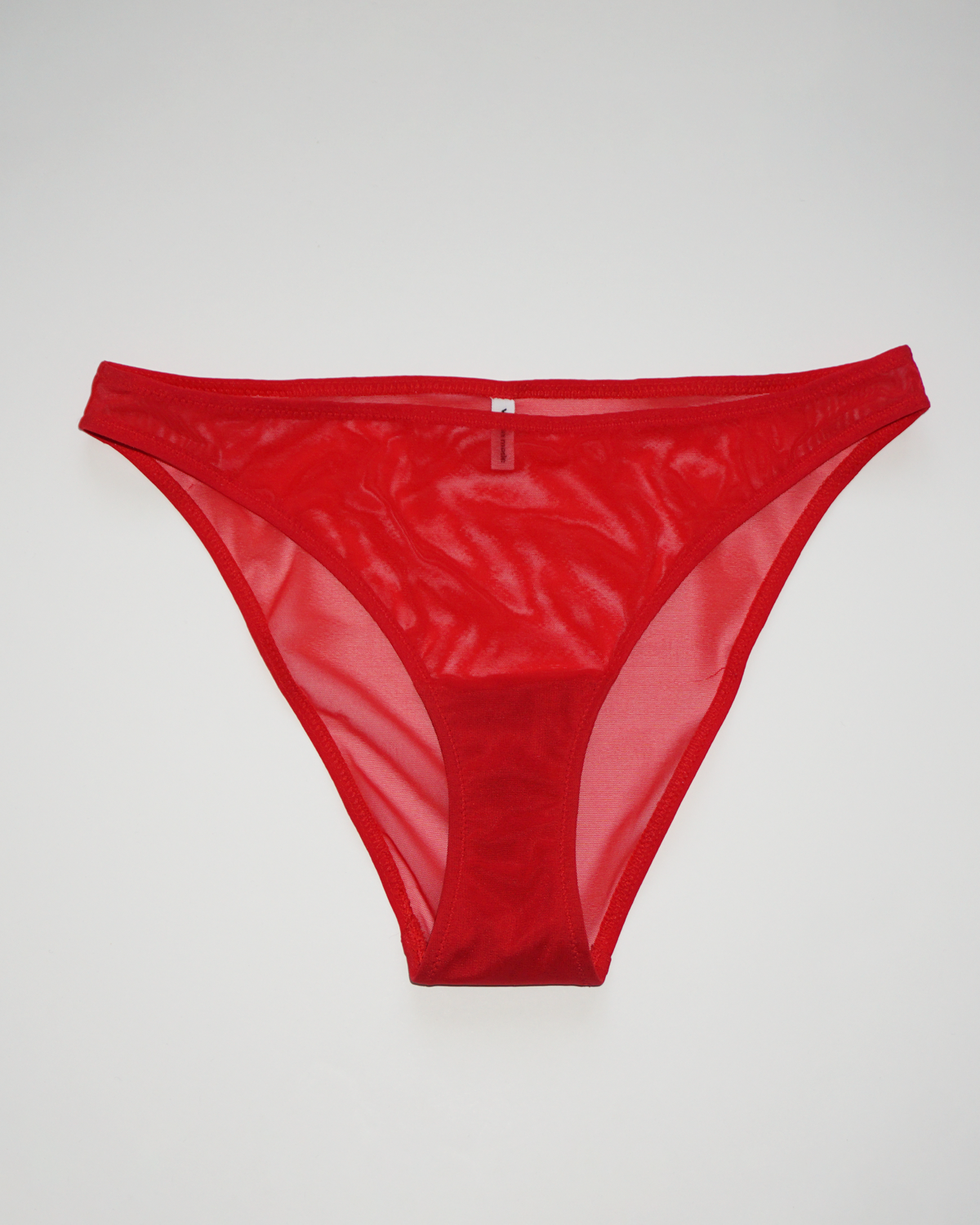 Soda Lingerie Mesh Basic Panty - Red