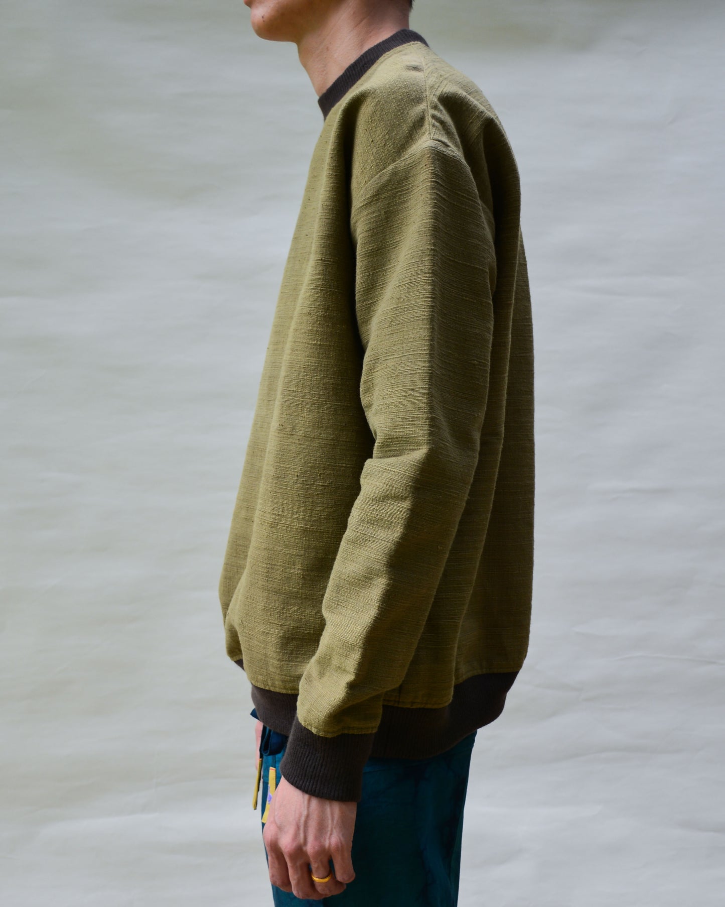 From myHeart/ Woven Sweatshirt Unisex