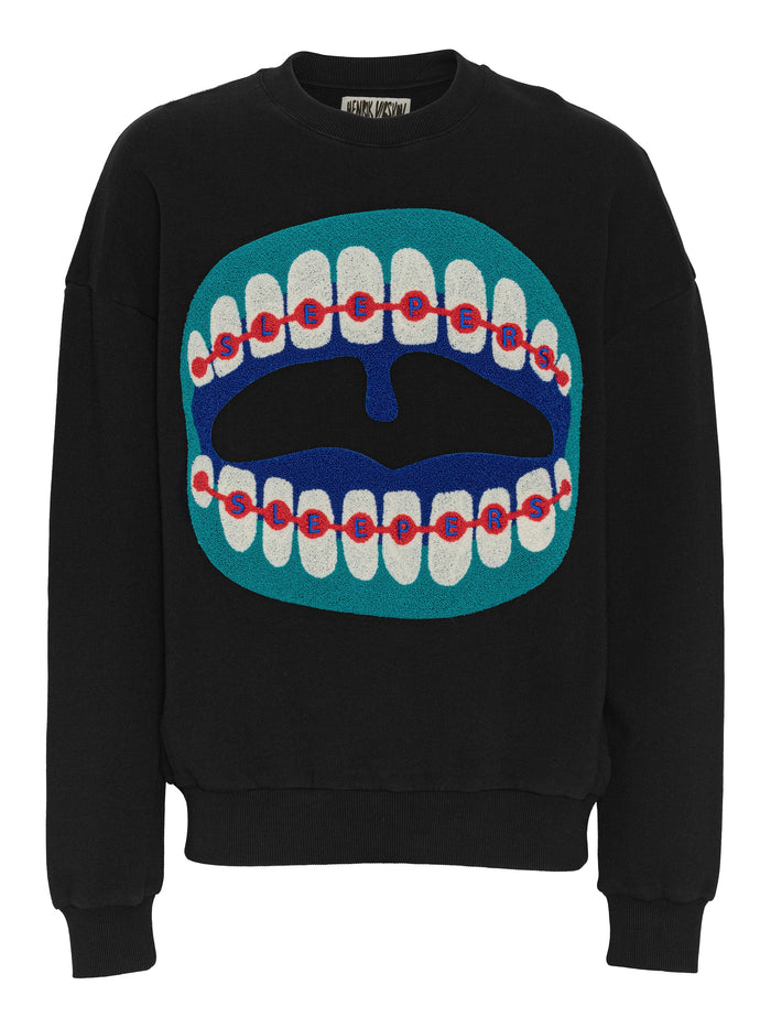 Henrik Vibskov Sleeper Mouth Sweat - Black