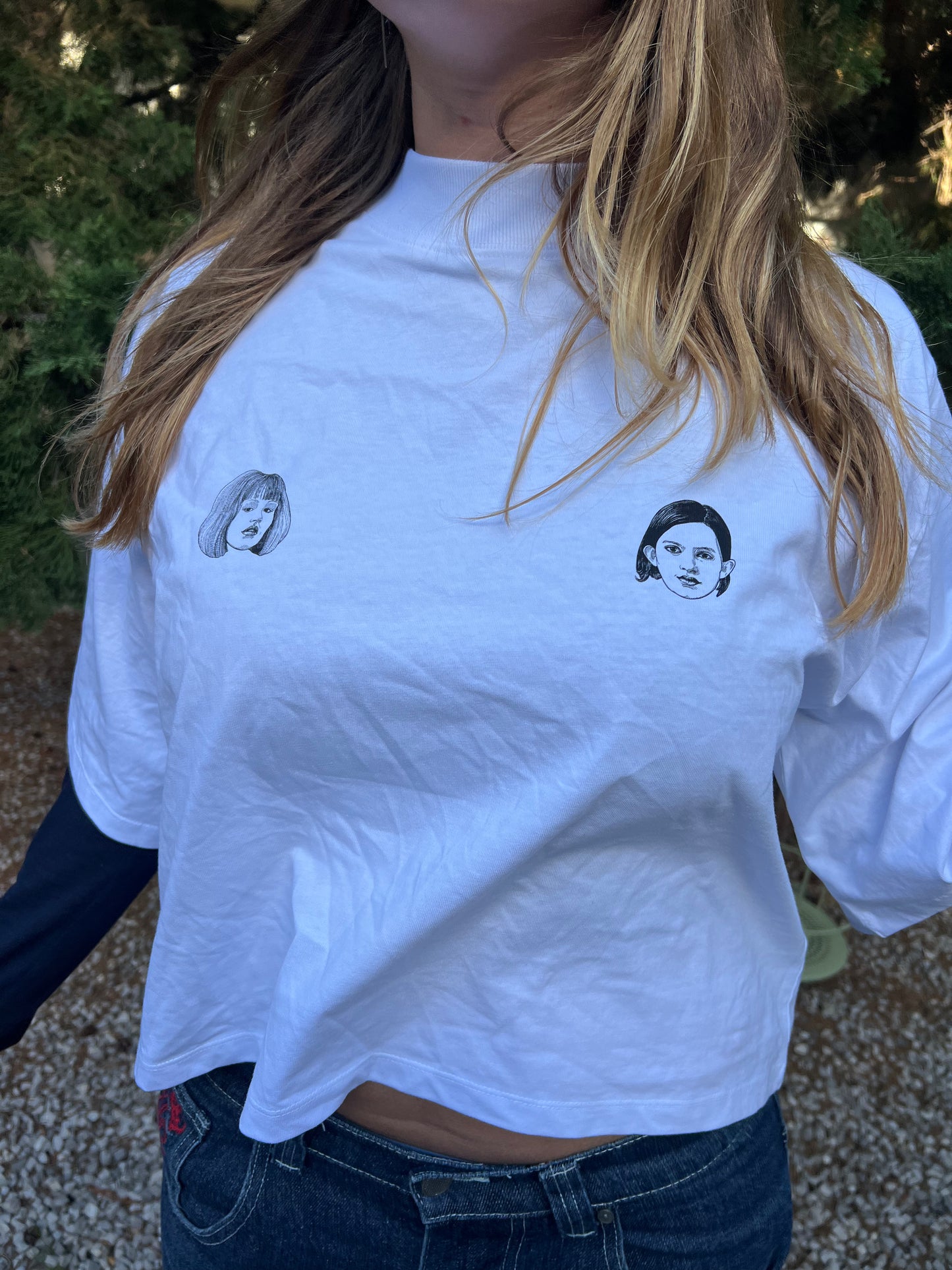 NEW CROPPED Winifred X Theodora T-Shirt
