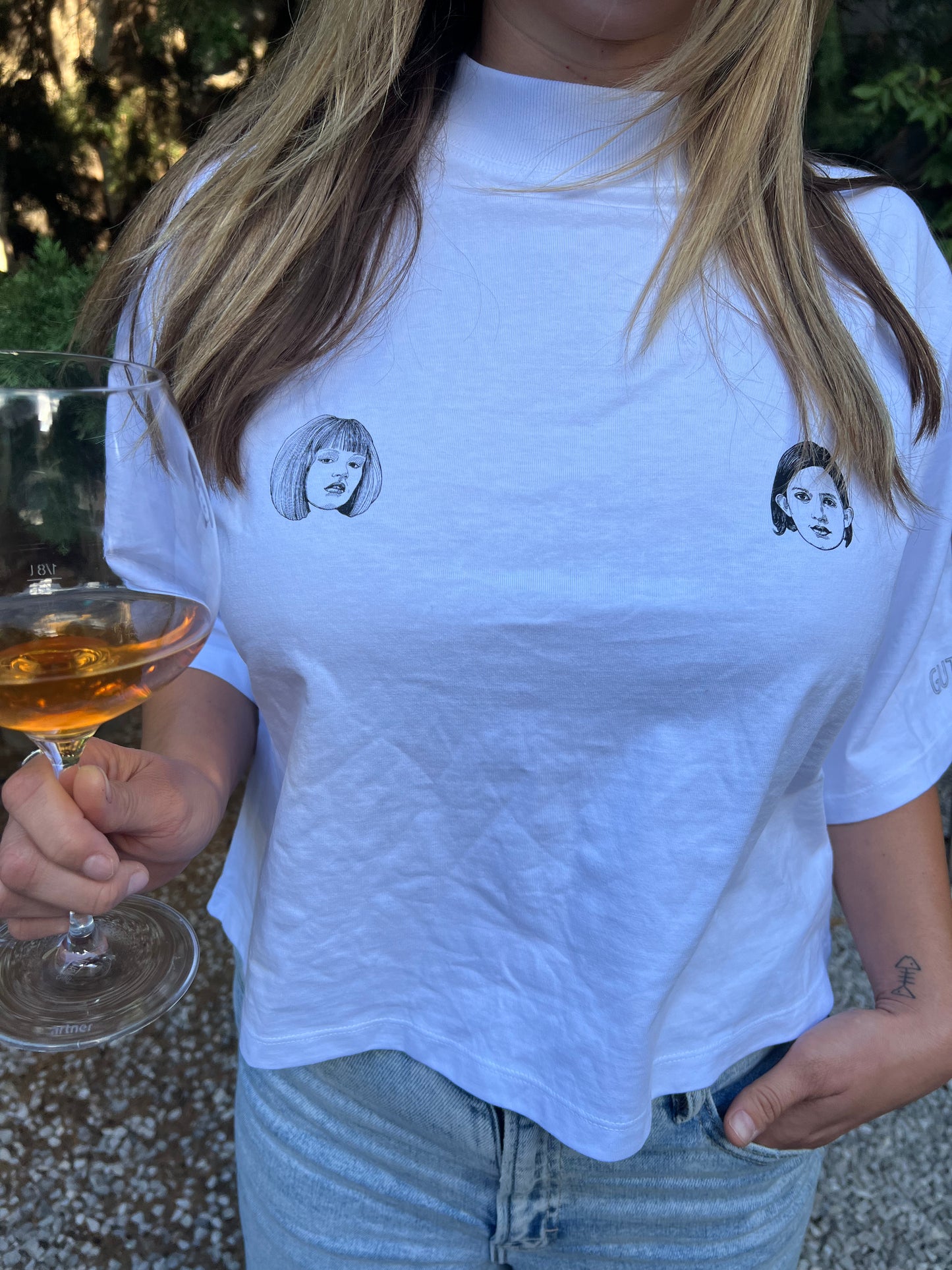 NEW CROPPED Winifred X Theodora T-Shirt