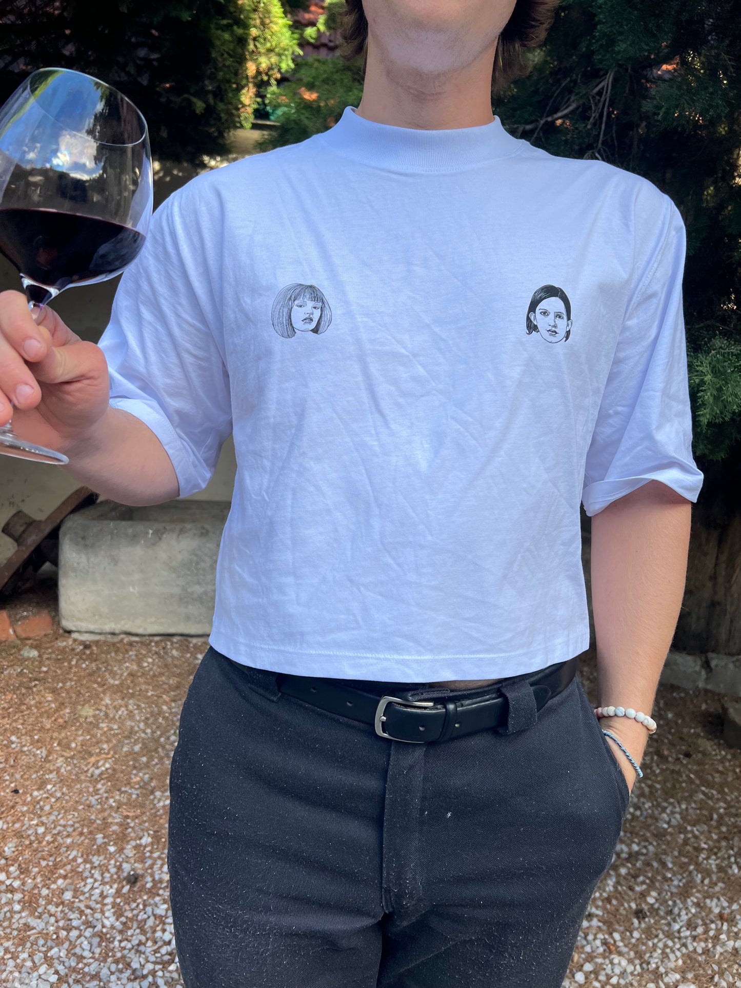 NEW CROPPED Winifred X Theodora T-Shirt
