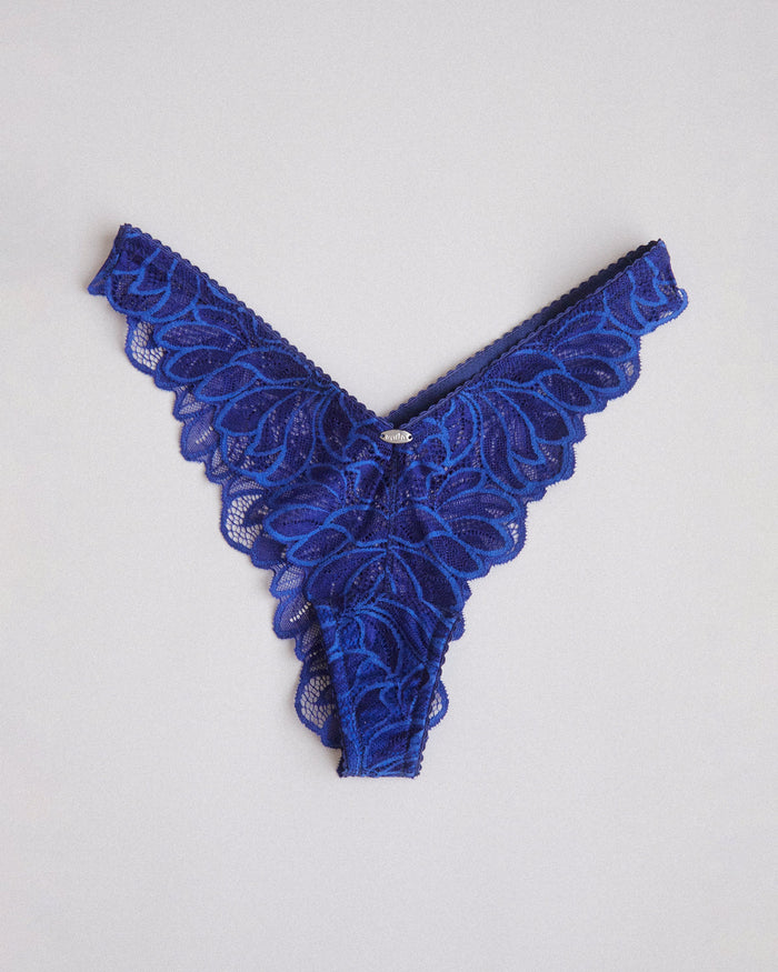 Soda Lingerie Salvia Jazz Panty - Matisse Blue