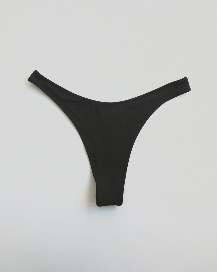Soda Lingerie TENCEL Modal Tanga - Black